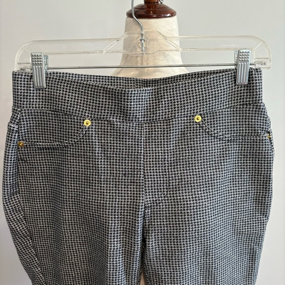 Michael Kors Black and White Checkered Dress Skinny Pants Small - Picture 3 of 7